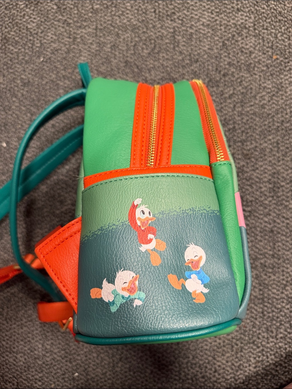 Disney Loungefly Mini Backpack with Holiday Character Print - Picture 4 of 5